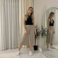 LUXE DIVA Women's 3/4 Palazzo Culottes Wide Leg Stretch