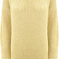 LUXE DIVA LADIES LONG KNITTED TUNIC JUMPER DRESS FISHERKNIT BAGGY LOOSE OVERSIZE FIT