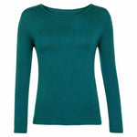 Load image into Gallery viewer, LUXE DIVA New Ladies Long Sleeve Round Neck T-Shirt Top Size 8-26

