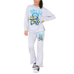 Load image into Gallery viewer, LUXE DIVA Women Ladies Ruched Sleeve Hoodie top &amp; Bottom Suit Loungewear Tracksuit Set UK
