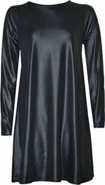 Load image into Gallery viewer, Women Long Sleeve Printed Casual Swing Ladies Dress Flared Skater Smock A Line Plus Size Tops UK
