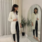 LUXE DIVA Women's Hooded Cable Knit Longline Cardigan
