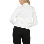Load image into Gallery viewer, LUXE DIVA Womens Fine Knitted Striped Jumper Open Long Sleeve Sweater Twin Cardigan
