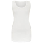 Load image into Gallery viewer, Women’s Plain Summer Stretchy Ribbed Vest Ladies Casual Sleeveless Cotton Camisole T-Shirt Style Muscle Gym Sports Rib Cami Long Vest Tank Tee Top
