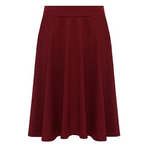 Load image into Gallery viewer, LUXE DIVA Women&#39;s Plus Size Flared Skater Skirt – Plain, Stretchy, Elastic Waist Casual Short Skirt for Ladies – UK Sizes 14 to 28 Summer Wear
