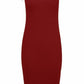LUXE DIVA Ladies Scoop Neck Bodycon Dress Cap Sleeve Slim Fit Midi Dress Womens Plus Size Plain Stretch Ladies Jersey Midi Dress Sizes 8-26