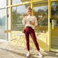 LUXE DIVA Chunky Cable Knitted Full Length Thick Leggings