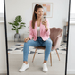 Women's Cropped Blazer, Open Front, Long Sleeve, Slim Fit, Casual Suit Jacket - LUXE DIVAWomen's Cropped Blazer, Open Front, Long Sleeve, Slim Fit, Casual Suit JacketOtherLuxestyleeLUXE DIVALongSlvCropBlazrBPink1SWomen's Cropped Blazer, Open Front, Long Sleeve, Slim Fit, Casual Suit JacketBaby PinkOne Size