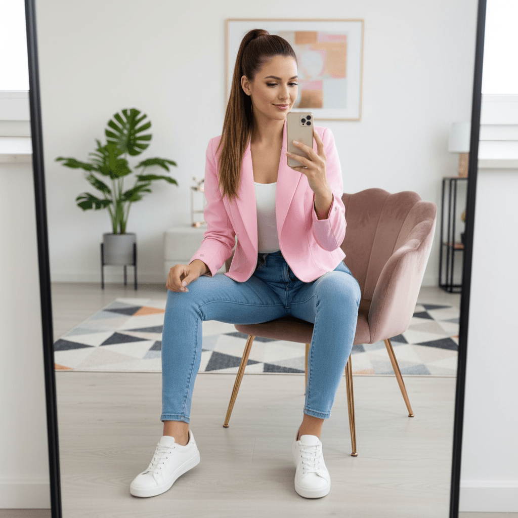 Women's Cropped Blazer, Open Front, Long Sleeve, Slim Fit, Casual Suit Jacket - LUXE DIVAWomen's Cropped Blazer, Open Front, Long Sleeve, Slim Fit, Casual Suit JacketOtherLuxestyleeLUXE DIVALongSlvCropBlazrBPink1SWomen's Cropped Blazer, Open Front, Long Sleeve, Slim Fit, Casual Suit JacketBaby PinkOne Size