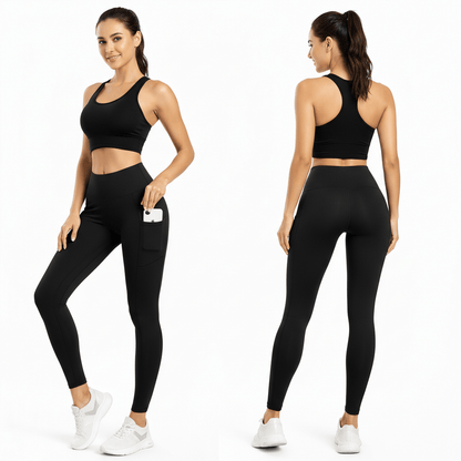 Womens High Waist Gym Leggings with Pockets Buttery Soft Yoga Pants for Workout Running Training Stretch Activewear 25''/28'' Comfort Fit Daily - LUXE DIVAWomens High Waist Gym Leggings with Pockets Buttery Soft Yoga Pants for Workout Running Training Stretch Activewear 25''/28'' Comfort Fit DailyLUXE DIVALUXE DIVAHighWaistGymLegBlkSWomens High Waist Gym Leggings with Pockets Buttery Soft Yoga Pants for Workout Running Training Stretch Activewear 25''/28'' Comfort Fit DailySBlack