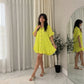 Women's Pleated Short Sleeve Button Down Co-Ord Shirt Set | LuxeDiva - LUXE DIVAWomen's Pleated Short Sleeve Button Down Co-Ord Shirt Set | LuxeDivaPleated Shirt SetLUXE DIVALUXE DIVACrncklGoldButShirtYellow1SWomen's Pleated Short Sleeve Button Down Co-Ord Shirt Set | LuxeDivaOne Size Fit 8-24Yellow