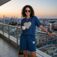 Women’s Summer 2 - Piece Outfit Heart Print T-Shirt Top & Shorts Set, Elastic Waist Drawstring Lounge Set, Casual Comfy Thirsty Style Soft Lite - LUXE DIVAWomen’s Summer 2 - Piece Outfit Heart Print T-Shirt Top & Shorts Set, Elastic Waist Drawstring Lounge Set, Casual Comfy Thirsty Style Soft LiteLUXE DIVALUXE DIVA2PCHeartSSShortSetNavy6-10Women’s Summer 2 - Piece Outfit Heart Print T-Shirt Top & Shorts Set, Elastic Waist Drawstring Lounge Set, Casual Comfy Thirsty Style Soft Lite6 - 10Navy
