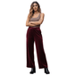 Women’s Velour Velvet Flared Wide - Leg Palazzo Trousers with Pockets | Soft Elasticated Waist Comfortable Casual & Party Wear Pants - LUXE DIVAWomen’s Velour Velvet Flared Wide - Leg Palazzo Trousers with Pockets | Soft Elasticated Waist Comfortable Casual & Party Wear PantsLUXE DIVALUXE DIVAVelvtPktPlazoWineMLWomen’s Velour Velvet Flared Wide - Leg Palazzo Trousers with Pockets | Soft Elasticated Waist Comfortable Casual & Party Wear PantsMLwine