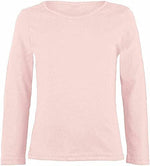 Load image into Gallery viewer, Girls Boy Kids Plain Basic Long Sleeve Round Neck T-Shirt Stretch School Tee Top 7-13 Years
