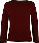 Load image into Gallery viewer, Girls Boy Kids Plain Basic Long Sleeve Round Neck T-Shirt Stretch School Tee Top 7-13 Years
