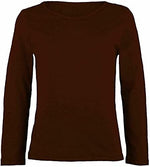 Load image into Gallery viewer, Girls Boy Kids Plain Basic Long Sleeve Round Neck T-Shirt Stretch School Tee Top 7-13 Years

