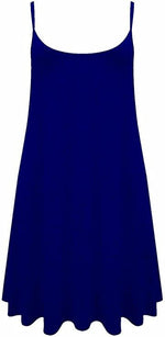 Load image into Gallery viewer, Plus Size Womens Printed Strappy Sleeveless Ladies Mini Dress Vest Top
