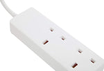Load image into Gallery viewer, 2 m 2 Gang Slimline Version Extension Lead (Non-USB)
