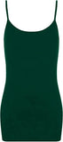LUXE DIVA Women's Plain Cami Tunic Top