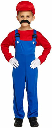 Boys Kids Super Workman Fancy Dress Costume 4-12 Years World Book Day/Week
