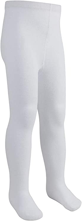 Girls Kids Tights Cotton Rich Plain School Warm Thick Girl Tights School Pair Warm Cotton Rich Plain Soft Children 2-13 Year