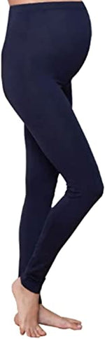 Load image into Gallery viewer, Women Maternity Leggings Seamless and Over Bump, Elastic Waisted - Ladies Pregnancy Yoga, Buttery Soft, Super Stretchy Ankle Length Pant Plus Size UK 8-22
