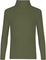 Load image into Gallery viewer, Kids Unisex Girls Boys Rib Polo Neck Top Turtle Neck Long Sleeve Rib Tops Size 5-13 Years

