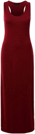Load image into Gallery viewer, Womens Summer Maxi Casual Dress Ladies Racer Back Long Beach Dress with Short-Sleeve Crew-Neck Loose Sizes 8-26
