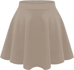 Load image into Gallery viewer, LUXE DIVA Girls Skater Skirt Flared High Waisted Flippy Stretch Mini Tutu Fancy School Skirts 5-14 Years
