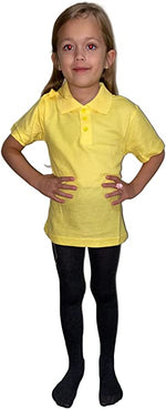 Load image into Gallery viewer, Boys Girls Plain Polo Shirts Kids Summer Short Sleeve School T-Shirts Top School Shirts Uniform PE Top Gym
