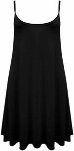Load image into Gallery viewer, Plus Size Womens Printed Strappy Sleeveless Ladies Mini Dress Vest Top
