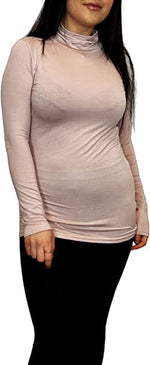 Load image into Gallery viewer, Ladies Polo Roll Neck Long Sleeve Turtle Neck Plain Jumpers for Women Top Womens Ladies New Plain Turtle Polo Roll Neck Long Sleeve Stretch Jumper T-Shirt Tee Top 8-14
