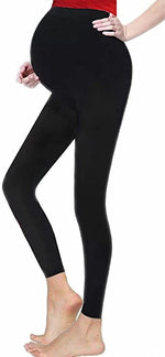 Load image into Gallery viewer, Women Maternity Leggings Seamless and Over Bump, Elastic Waisted - Ladies Pregnancy Yoga, Buttery Soft, Super Stretchy Ankle Length Pant Plus Size UK 8-22
