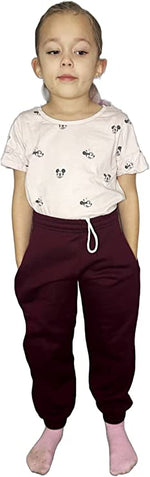 Load image into Gallery viewer, Kids Fleece Jogging Bottoms Boys Girls Sports PE Joggers Children Unisex Casual Fleece Pull On Trouser
