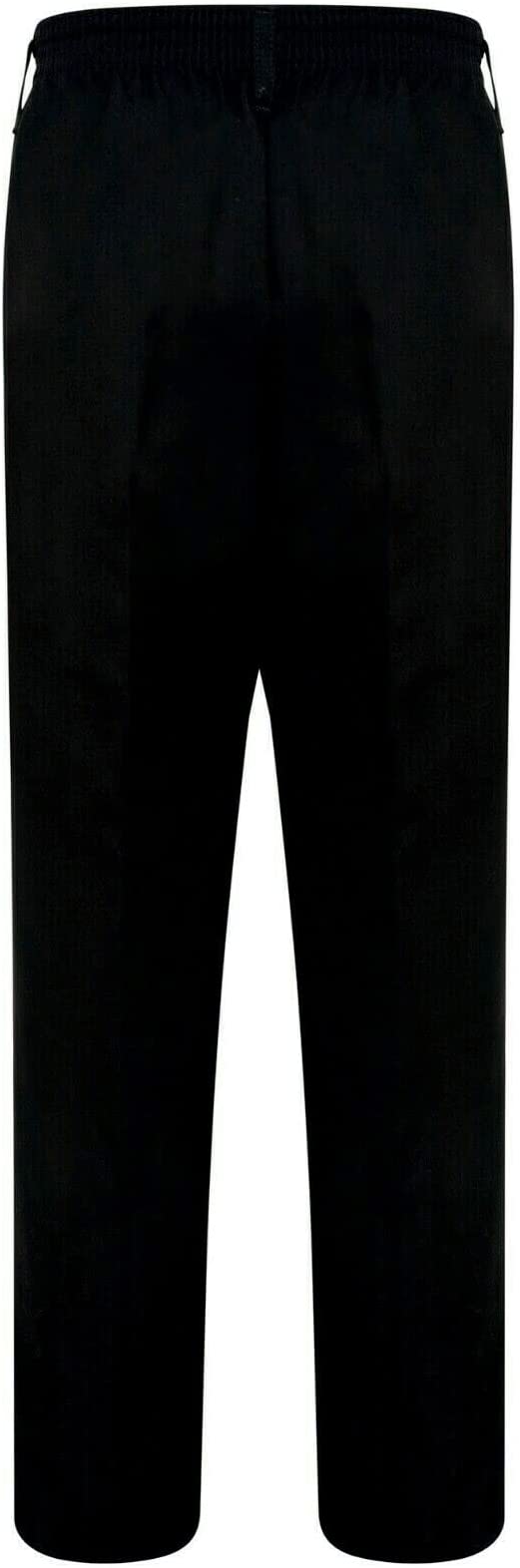 Boys School Uniform Half Elastic Waist Zip & Clip Trouser Boys Zip & Clip School Uniform Pants Boys Pull Up School Trousers 4-15 Years