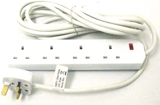 LUXE DIVA Extension Lead 4 Way 5 Metre