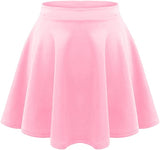 LUXE DIVA Girls Skater Skirt High Waisted