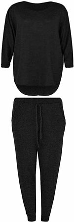 Load image into Gallery viewer, Kids Tracksuit Girls 2 Piece Track Suit Set High Low Top and Bottoms Jogging Suits New Age 5 6 7 8 9 10 11 12 13 Years
