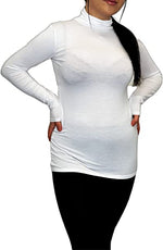 Load image into Gallery viewer, Ladies Polo Roll Neck Long Sleeve Turtle Neck Plain Jumpers for Women Top Womens Ladies New Plain Turtle Polo Roll Neck Long Sleeve Stretch Jumper T-Shirt Tee Top 8-14
