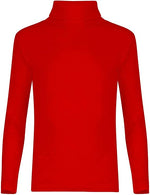 Load image into Gallery viewer, Kids Unisex Girls Boys Rib Polo Neck Top Turtle Neck Long Sleeve Rib Tops Size 5-13 Years

