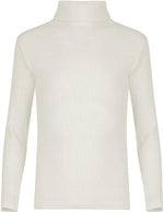 Load image into Gallery viewer, Kids Unisex Girls Boys Rib Polo Neck Top Turtle Neck Long Sleeve Rib Tops Size 5-13 Years
