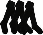 Load image into Gallery viewer, Girls Kids Tights Cotton Rich Plain School Warm Thick Girl Tights School Pair Warm Cotton Rich Plain Soft Children 2-13 Year
