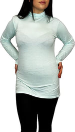 Load image into Gallery viewer, Ladies Polo Roll Neck Long Sleeve Turtle Neck Plain Jumpers for Women Top Womens Ladies New Plain Turtle Polo Roll Neck Long Sleeve Stretch Jumper T-Shirt Tee Top 8-14
