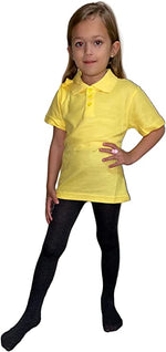 Load image into Gallery viewer, Boys Girls Plain Polo Shirts Kids Summer Short Sleeve School T-Shirts Top School Shirts Uniform PE Top Gym
