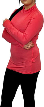 Load image into Gallery viewer, Ladies Polo Roll Neck Long Sleeve Turtle Neck Plain Jumpers for Women Top Womens Ladies New Plain Turtle Polo Roll Neck Long Sleeve Stretch Jumper T-Shirt Tee Top 8-14
