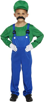 Load image into Gallery viewer, Boys Kids Super Workman Fancy Dress Costume 4-12 Years World Book Day/Week
