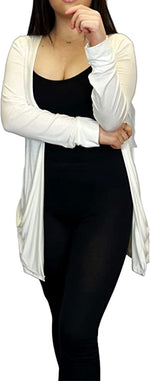 Load image into Gallery viewer, Ladies Long Sleeve Pocket Cardigan Womens Top Sizes 16-26
