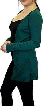 Load image into Gallery viewer, Ladies Long Sleeve Pocket Cardigan Womens Top Sizes 16-26
