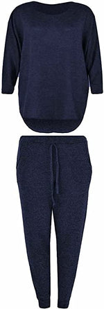 Load image into Gallery viewer, Kids Tracksuit Girls 2 Piece Track Suit Set High Low Top and Bottoms Jogging Suits New Age 5 6 7 8 9 10 11 12 13 Years
