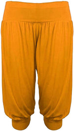 Load image into Gallery viewer, Ladies Plus Size Ali Baba Baggy Stretch Fit Shorts Womens Plain Cropped Harem Trouser Pants 8-26
